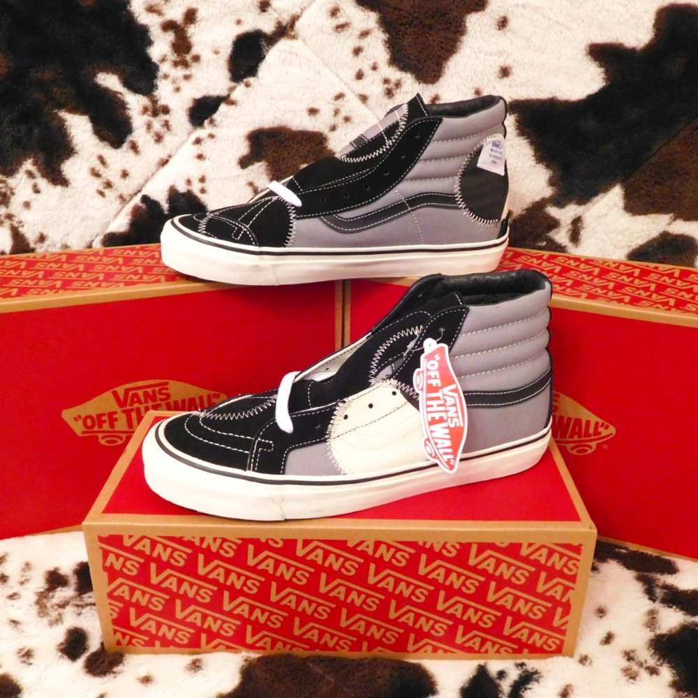 Vans Vault Sk8 Hi Bricolage LX Men's 10.5